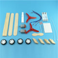 Miniatyrbilde 4 av 6: DIY Kids Assembling Electric Toy Handwork Taxiing Airplane Model Wear Resisting Funny Blocks Toy