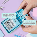 Miniatyrbillede 5 af 5: Tab Punch Håndholdt Hulmaskine Løsbladsskillevæg Etiket Punch Hobby Papir Punch Skærer