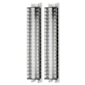 Miniatyrbilde 2 av 8: 2stk Dual Row Terminal Strip 660V 15A 10 Posisjoner Terminal Barrier Strip med deksel T1520