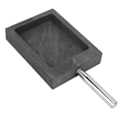 Miniatyrbilde 1 av 8: Grafittstøpeform Metall Ingot Form Digel med håndtak for smelting av raffinering Gull Sølv Kobber 4,13 X 3,15 X 0,59 tommer
