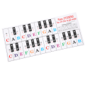 Miniatyrbild 7 av 8: Piano Key Sticker Elektronisk orgel Universal Keyboard Transparent notation självhäftande
