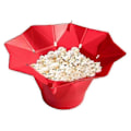 Miniatyrbild 1 av 5: Popcornskål, Bärbar Vikbar Mikrovågsugn Popcornskål Värmebeständig Silikon Popcorn Maker DIY Hem Kök Verktyg