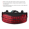 Miniatyrbillede 8 af 8: 12V Universal Motorcykel LED Baglygte Brems Stop Blinklys Baglygte Rød