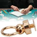 Miniatyrbilde 2 av 8: 20 sett nagle med ringhode i messing, 9 mm, for skinnarbeid, gullfarget