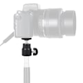 Pikkukuva 7 / 7: Mini pallopääteline DSLR-kameralle - 360° kierto (musta)