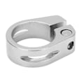 Pikkukuva 1 / 8: 28,6 mm:n pyörän satulatolpan kiristin, alumiiniseos, lukittava satulaputken pidike, pidike maastopyörään, hopea