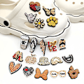 Miniatyrbillede 1 af 5: 20 stk leopardprint sko charms dekorative knapper Spænder Tilbehør til Loafers