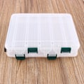 Miniatyrbilde 1 av 8: 12 rom Fiskekoffert Lure Box Takle Tosidig oppbevaring Plast Stor