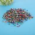 Miniatyrbilde 8 av 8: 700 stk fargede syperler med rund hode, symaskin posisjonsnål, corsage-nål