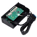 Miniatyrbild 6 av 8: USB3.0-kortläsare Plug and Play Indikatorlampa Max 3GB/S USB3.0 Expansionsdocka