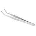 Miniatyrbilde 5 av 8: 16 cm buet pinsett rustfritt stål sklimotstand buet spiss tang for laboratorier