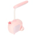 Miniatyrbillede 4 af 8: Børnelæselys TV-stil base Fleksibel svanehals USB-opladning Blød LED Børnebordslampe til studerende Studerende Arbejde Pink