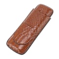 Miniatyrbillede 6 af 8: 2-fingret cigar etui - bærbar, vandtæt og letvægts kunstlæder cigar etui til mænd