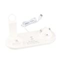 Miniatyrbilde 3 av 8: 4 i 1 trådløs lader, hurtig trådløs ladestasjon, brakettstøtte for iPhone 14, for iWatch, for IOS-ørepropper, hvit