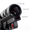 Miniatyrbild 5 av 7: Utomhuskit med fast lager Pythoner Grain Hollow Nylon Lättvikt Red Dot Tail Bracket Utomhussport Modifiering Tillbehör