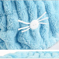 Miniatyrbillede 3 af 5: 2 Stykker Hurtigtørrende Mikrofiber Hårwrap Badehætte Badehåndklæder Blødt Vandabsorberende Turban