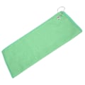 Miniatyrbillede 4 af 8: Vaffel Mikrofiber Golf Håndklæder Rengør Køller Bolde Hænder Rengøring Håndklæde med Karabinhage Grøn