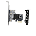 Miniatyrbild 1 av 8: USB3.2 Typ E Frontpanel Internt expansionskort 20PIN 10Gbps USB3.2 Typ E Adapterkort för stationär PC Gränssnitt till rätt PCI E 2X