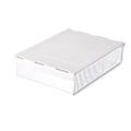 Miniatyrbillede 1 af 8: Transparent Under Table Invisible Organizer Under Desk Mounted Sliding Pull Out Drawer Under Desk Invisible Drawer Medium 21x6x17cm