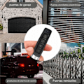Miniatyrbillede 5 af 8: Trådløs fjernbetjening nøgle fob 4 knapper 433MHz kopi fjernbetjening til elektrisk port garageport sort