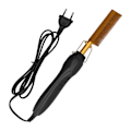 Miniatyrbillede 5 af 8: Multifunktionel hårkam våd og tør varm opvarmning krølle retning værktøj EU-stik 120‑240V guld