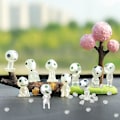 Miniatyrbilde 2 av 5: 10 Stykker Prinsessefigur Gir 15 Dekorative Steiner Lysende Tree Elves Trefigurer Mini Dekorasjon （3-3.8cm）