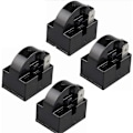 Miniatyrbillede 1 af 4: Pakke med 4 PTC Startrelæ 15 Ohm 220V Enkeltbenet PTC Starterrelæ til Køleskab Fryser og Kompressor Sort 1 Fod