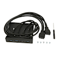 Miniatyrbilde 1 av 8: USB frontpanel 4 porter USB 3.0 dobbel 19 pins stabil overføringsstøtte Hot Plug 3,5 tommers frontpanel for datamaskindeksel