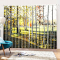 Miniatyrbild 6 av 8: Modern vardagsrum sovrum hög kvalitet fönster full skugga tryck gardin (170*200cm)