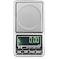 Miniatyrbild 1 av 5: Digital Fickvåg Portabel, Lättviktig Professionell Multifunktionell Minivåg med Bakgrundsbelyst LCD-Display med Förvaringspåse (Grå) - Grå, 100-0.0