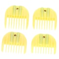 Miniatyrbild 2 av 8: 4 st/set Gränskam Hårklippning Trimmer Clipper Fäste Guide Frisör Styling Verktyg Set Gul