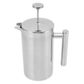 Miniatyrbillede 3 af 8: Fransk Press Kaffemaskine 304 Rustfrit Stål Dobbelt Væg Te Kande Håndbrygget Kaffe Press med Filter Skærm 350ml