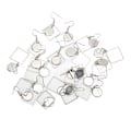 Miniatyrbilde 8 av 8: 20 stk ørepyntblanker Personlighet Uthulet Rustfritt Stål DIY Ørepyntbrett for Smykkefremstilling DIY Håndverk