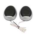 Miniatyrbillede 2 af 8: 2 stk Bil diskanthøjttalere 98dB 1000W Dome Interiør Stereo Audio Højttaler til Sound System Silver