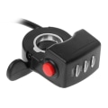 Miniatyrbilde 8 av 8: Elektrisk scooter 48V syre Elektrisk mengde Display EBicycle Tommel Gasshåndtak med frontlysknapp