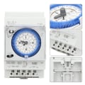 Miniatyrbilde 3 av 7: SUL181D mekanisk timer 15 minutter 24 timer timer tid bryter relé 250VAC 16A-1 stk