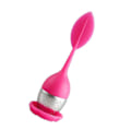 Miniatyrbillede 2 af 4: 3 stk. Te-infuser med blade, silikone te-infuser i rustfrit stål - JRDG