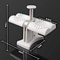 Miniatyrbilde 2 av 3: Automatisk Dumpling Maker: Dobbelt Hodeform med Elteplate