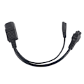 Pikkukuva 1 / 8: IEC320 C14 uros - C5 C7 naaras power 1 in 2 Out 10A 250 V vedenpitävä power LCD-näytöille
