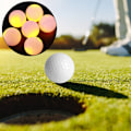 Miniatyrbillede 5 af 8: 6 STK syntetisk gummi LED lysende golfbold lys attraktiv til nat træning i dagtimerne Orange