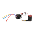 Miniatyrbild 4 av 8: 3650 2300KV Borstlös Motor 60A ESC Elektrisk Regulator Lång Linje för 1/8 1/10 RC Bil