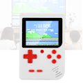 Miniatyrbillede 6 af 8: Håndholdt Gamepad 2.8in HD Farveskærm 400 Klassiske Spil Spil Controller HvidHvid