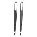 Miniatyrbilde 1 av 8: 2 stk Dreadlock Heklekrok Dobbel Endet Sterk Plast Anti Slip Dreadlock Interlocking Verktøy for frisyrer DIY