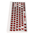 Miniatyrbillede 7 af 8: Mekanisk tastatur kit 84 tast DIY RGB belysning Hot Swap trådløs 2.4G BT 3.0 5.0 Type C kablet brugerdefineret tastatur til Win hvid