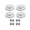 Miniatyrbillede 1 af 5: Gt2 Remhjul 80 Tænder 5mm Hul Remhjul Timing Remhjul Aluminium Legering Reduktionsrem 3d Printer Dele Re