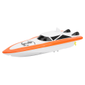 Miniatyrbilde 4 av 8: ABS 2.4G fjernkontroll 4 kanaler Mini RC Båt Elektrisk skipsmodell Barn VannleketøyOrange 100B4