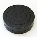 Miniatyrbild 5 av 5: Dubbelsidig skulpteringshjul i plast - 11,5 cm diameter - Rotationsbord för keramikkonst