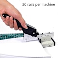 Pikkukuva 3 / 5: Integroidulla niitinpoistajalla ja niittisäiliöllä, erinomainen pakkaus niiteillä ja niitinpoistajalla Zekai 20nailsinasinglemachine