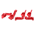 Miniatyrbilde 6 av 8: Front C Sete Styreblokker Koppblokker Bakakselbærer for Traxxas Slash 2WD 1/10 RC BilRød