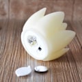 Miniatyrbillede 3 af 5: Parti med 6 stk. Lotusblomstformede Flammeløse LED-lys, Små Elektriske Lys til Dekoration